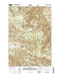 Sullivan Gulch Oregon Current topographic map, 1:24000 scale, 7.5 X 7.5 Minute, Year 2014