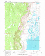 Summer Lake Oregon Historical topographic map, 1:24000 scale, 7.5 X 7.5 Minute, Year 1966