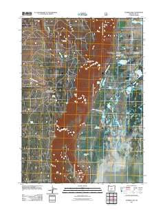 Summer Lake Oregon Historical topographic map, 1:24000 scale, 7.5 X 7.5 Minute, Year 2011