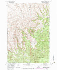 Summerfield Ridge Oregon Historical topographic map, 1:24000 scale, 7.5 X 7.5 Minute, Year 1969