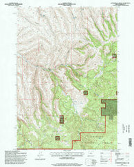 Summerfield Ridge Oregon Historical topographic map, 1:24000 scale, 7.5 X 7.5 Minute, Year 1995