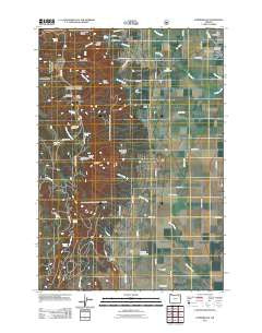 Summerville Oregon Historical topographic map, 1:24000 scale, 7.5 X 7.5 Minute, Year 2011