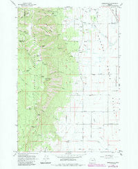 Summerville Oregon Historical topographic map, 1:24000 scale, 7.5 X 7.5 Minute, Year 1963