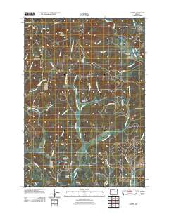 Summit Oregon Historical topographic map, 1:24000 scale, 7.5 X 7.5 Minute, Year 2011