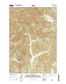 Summit Oregon Current topographic map, 1:24000 scale, 7.5 X 7.5 Minute, Year 2014