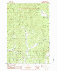 Summit Oregon Historical topographic map, 1:24000 scale, 7.5 X 7.5 Minute, Year 1984