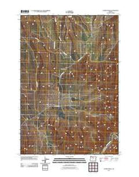 Summit Ridge Oregon Historical topographic map, 1:24000 scale, 7.5 X 7.5 Minute, Year 2011