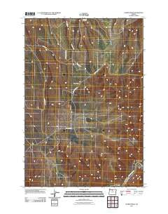 Summit Ridge Oregon Historical topographic map, 1:24000 scale, 7.5 X 7.5 Minute, Year 2011
