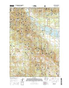 Sumpter Oregon Current topographic map, 1:24000 scale, 7.5 X 7.5 Minute, Year 2014