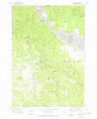 Sumpter Oregon Historical topographic map, 1:24000 scale, 7.5 X 7.5 Minute, Year 1972