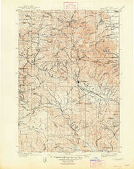 Sumpter Oregon Historical topographic map, 1:125000 scale, 30 X 30 Minute, Year 1901