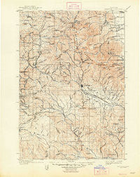 Sumpter Oregon Historical topographic map, 1:125000 scale, 30 X 30 Minute, Year 1901