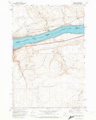 Sundale Washington Historical topographic map, 1:24000 scale, 7.5 X 7.5 Minute, Year 1971