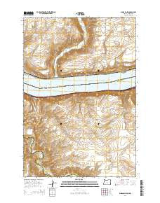 Sundale NW Oregon Current topographic map, 1:24000 scale, 7.5 X 7.5 Minute, Year 2014