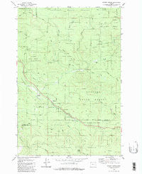 Sunset Spring Oregon Historical topographic map, 1:24000 scale, 7.5 X 7.5 Minute, Year 1979