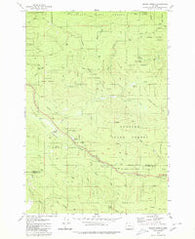 Sunset Spring Oregon Historical topographic map, 1:24000 scale, 7.5 X 7.5 Minute, Year 1979