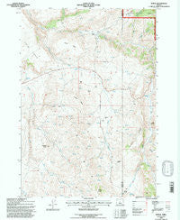 Suplee Oregon Historical topographic map, 1:24000 scale, 7.5 X 7.5 Minute, Year 1992