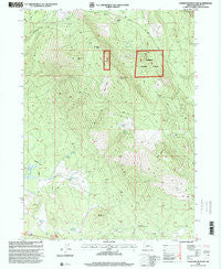 Surveyor Mountain Oregon Historical topographic map, 1:24000 scale, 7.5 X 7.5 Minute, Year 1998