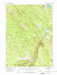 Surveyor Mtn Oregon Historical topographic map, 1:62500 scale, 15 X 15 Minute, Year 1955