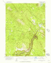 Surveyor Mtn Oregon Historical topographic map, 1:62500 scale, 15 X 15 Minute, Year 1955