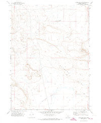 Surveyors Lake Oregon Historical topographic map, 1:24000 scale, 7.5 X 7.5 Minute, Year 1971