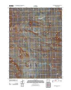 Surveyors Lake Oregon Historical topographic map, 1:24000 scale, 7.5 X 7.5 Minute, Year 2011