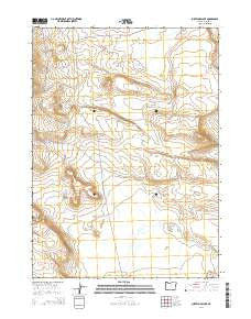 Surveyors Lake Oregon Current topographic map, 1:24000 scale, 7.5 X 7.5 Minute, Year 2014