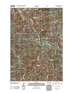 Susanville Oregon Historical topographic map, 1:24000 scale, 7.5 X 7.5 Minute, Year 2011