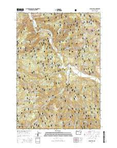 Susanville Oregon Current topographic map, 1:24000 scale, 7.5 X 7.5 Minute, Year 2014