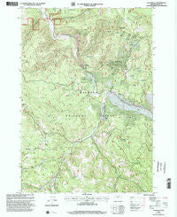 Susanville Oregon Historical topographic map, 1:24000 scale, 7.5 X 7.5 Minute, Year 1999