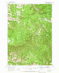 Susanville Oregon Historical topographic map, 1:62500 scale, 15 X 15 Minute, Year 1949