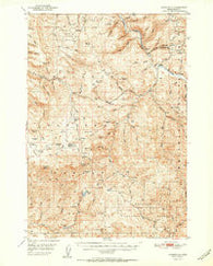 Susanville Oregon Historical topographic map, 1:62500 scale, 15 X 15 Minute, Year 1951