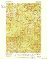 Susanville Oregon Historical topographic map, 1:62500 scale, 15 X 15 Minute, Year 1951