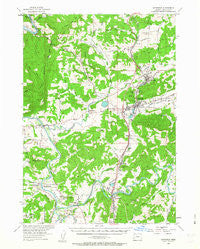 Sutherlin Oregon Historical topographic map, 1:62500 scale, 15 X 15 Minute, Year 1954