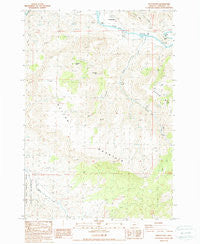 Sutton Mtn. Oregon Historical topographic map, 1:24000 scale, 7.5 X 7.5 Minute, Year 1987