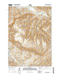Sutton Mountain Oregon Current topographic map, 1:24000 scale, 7.5 X 7.5 Minute, Year 2014