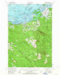 Svensen Oregon Historical topographic map, 1:62500 scale, 15 X 15 Minute, Year 1955