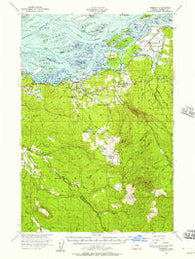 Svensen Oregon Historical topographic map, 1:62500 scale, 15 X 15 Minute, Year 1955