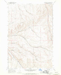 Swaggart Buttes Oregon Historical topographic map, 1:24000 scale, 7.5 X 7.5 Minute, Year 1968