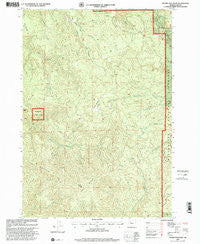 Swamp Mountain Oregon Historical topographic map, 1:24000 scale, 7.5 X 7.5 Minute, Year 1997
