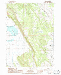 Swan Lake Oregon Historical topographic map, 1:24000 scale, 7.5 X 7.5 Minute, Year 1985