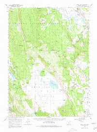 Swan Lake Oregon Historical topographic map, 1:62500 scale, 15 X 15 Minute, Year 1957
