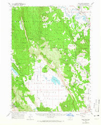 Swan Lake Oregon Historical topographic map, 1:62500 scale, 15 X 15 Minute, Year 1957