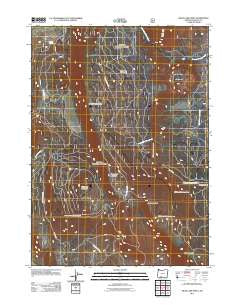 Swan Lake Point Oregon Historical topographic map, 1:24000 scale, 7.5 X 7.5 Minute, Year 2011