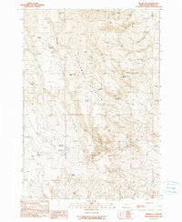 Swede Flat Oregon Historical topographic map, 1:24000 scale, 7.5 X 7.5 Minute, Year 1990