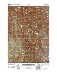 Swede Flat Oregon Historical topographic map, 1:24000 scale, 7.5 X 7.5 Minute, Year 2011