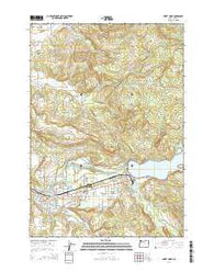 Sweet Home Oregon Current topographic map, 1:24000 scale, 7.5 X 7.5 Minute, Year 2014