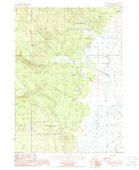 Sycan Marsh West Oregon Historical topographic map, 1:24000 scale, 7.5 X 7.5 Minute, Year 1988