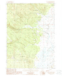 Sycan Marsh West Oregon Historical topographic map, 1:24000 scale, 7.5 X 7.5 Minute, Year 1988