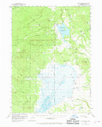 Sycan Marsh Oregon Historical topographic map, 1:62500 scale, 15 X 15 Minute, Year 1960